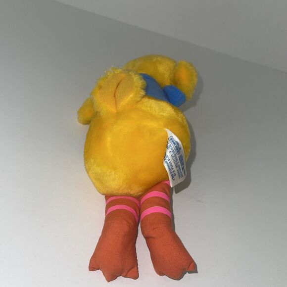 9" VINTAGE HASBRO SOFTIES SESAME STREET BIG BIRD STUFFED ANIMAL PLUSH TOY DOLL - Picture 7 of 9